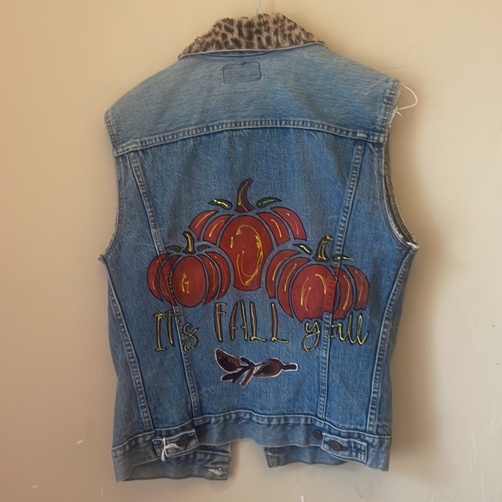 Levi’s Handmade Jean Jacket Vest! large